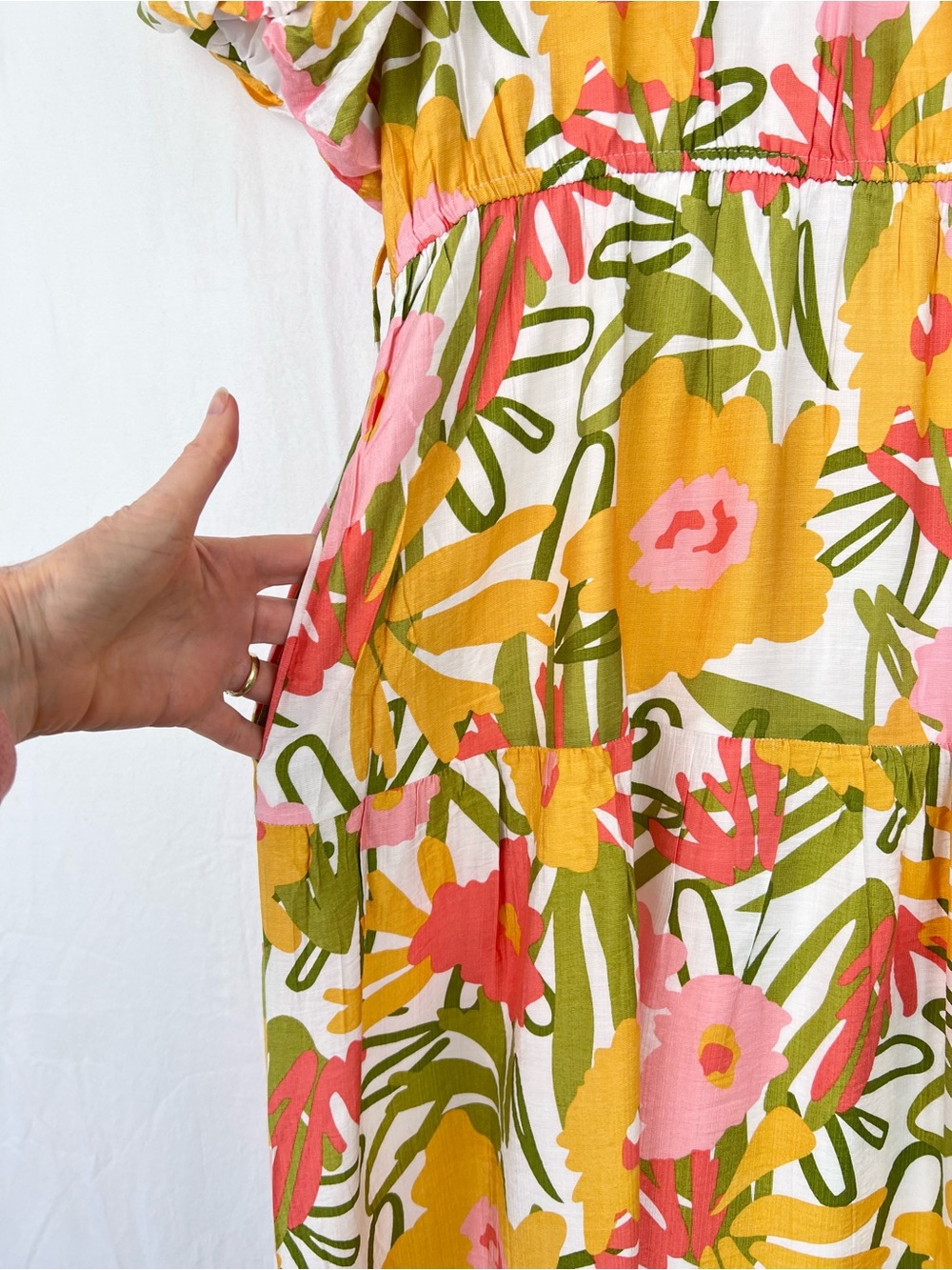 PRETTYGARDEN Summer Floral Maxi Dress Sz XXL Resort Wear Boho Colorful NWT - Picture 11 of 16